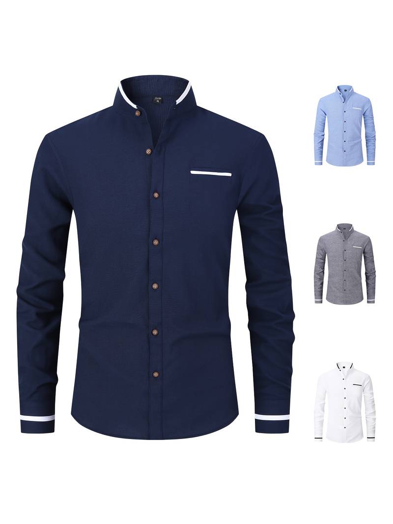 Lita® | Long Sleeve Collar Shirt For Men