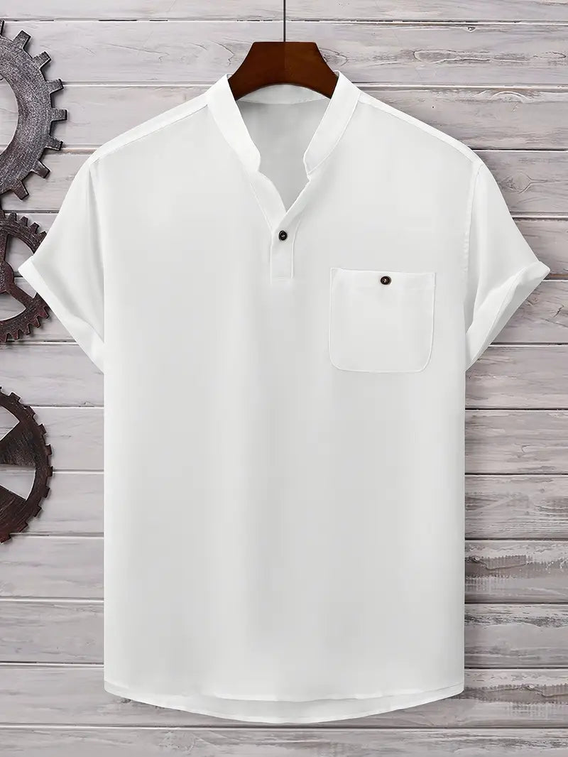 Jarvis | Short-sleeved shirt with chest pocket