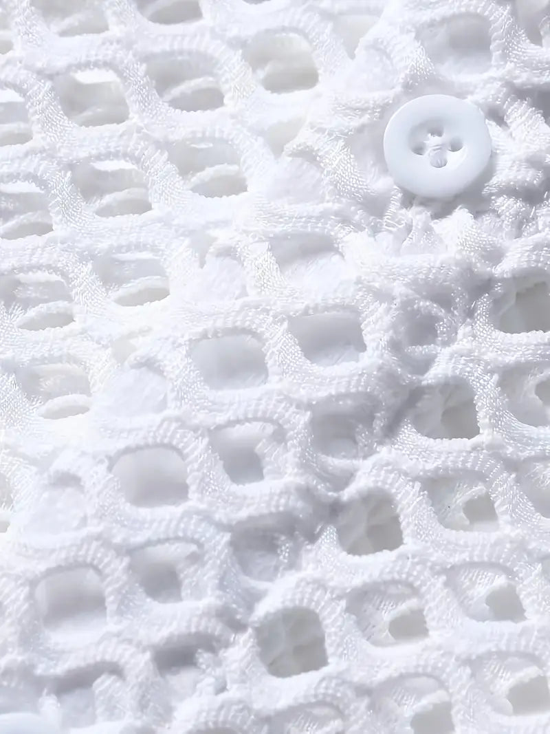 Daniel® | Hollowed Out Short Sleeve Shirt