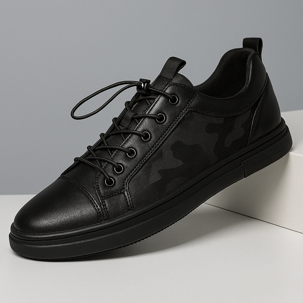 Caleb® | Genuine Leather Sneakers