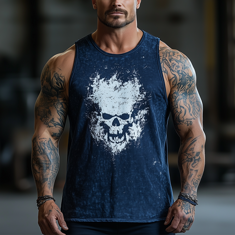 Mark | Men'S Summer Fashion Cotton Blend Printed Tank Top