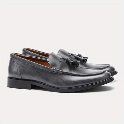 Urian® | Genuine Leather Tassel Loafers
