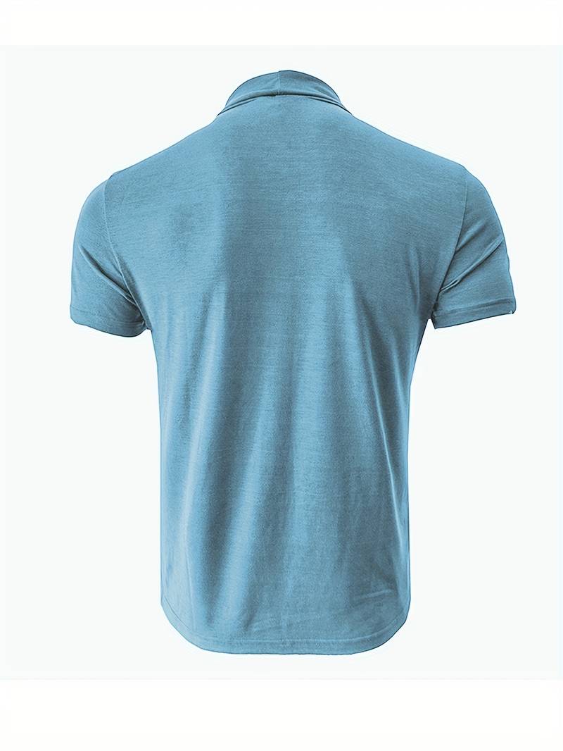 Lucian® | Casual Short Sleeve Turtleneck T-Shirt