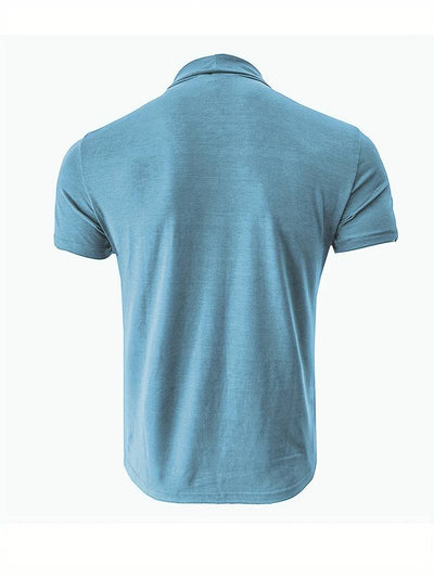 Lucian® | Casual Short Sleeve Turtleneck T-Shirt