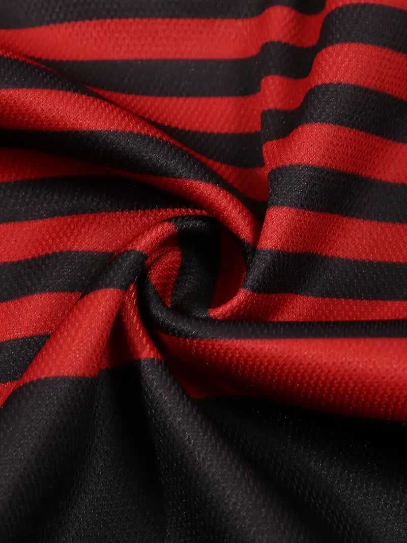 Dale® | Striped Casual Color Block Short Sleeve Shirt