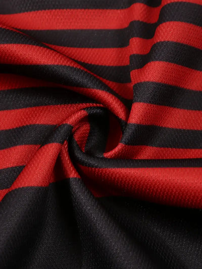 Dale® | Striped Casual Color Block Short Sleeve Shirt