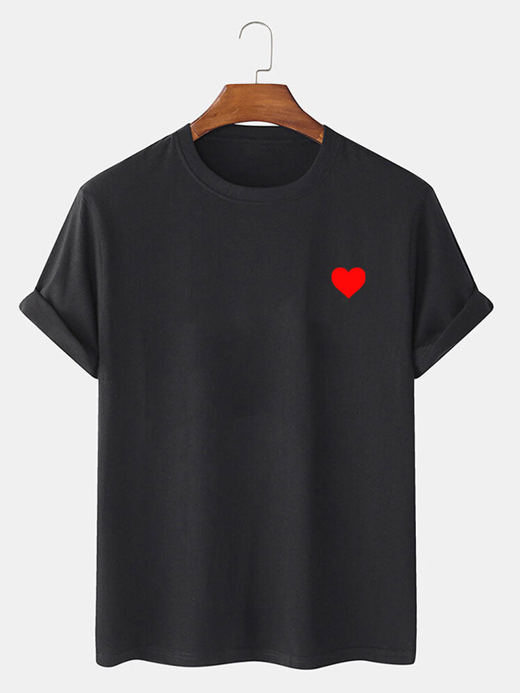 Charles® | Red Heart Print T-Shirt