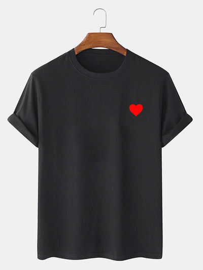 Charles® | Red Heart Print T-Shirt
