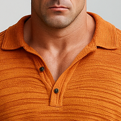 Todd | Men'S Summer Fashion Knitted Thin Short Sleeve Polo Shirt