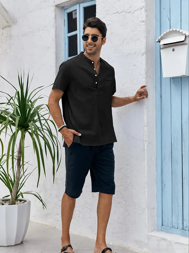 Donald® | Stylish No-Short Sleeve Shirt For Men