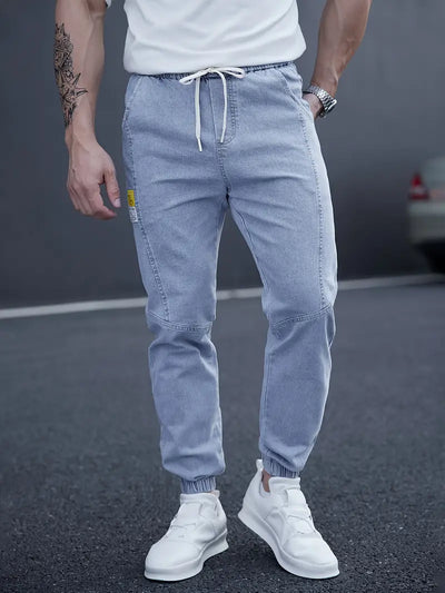 Idris® | Casual Tapered Jeans With Drawstring Waist