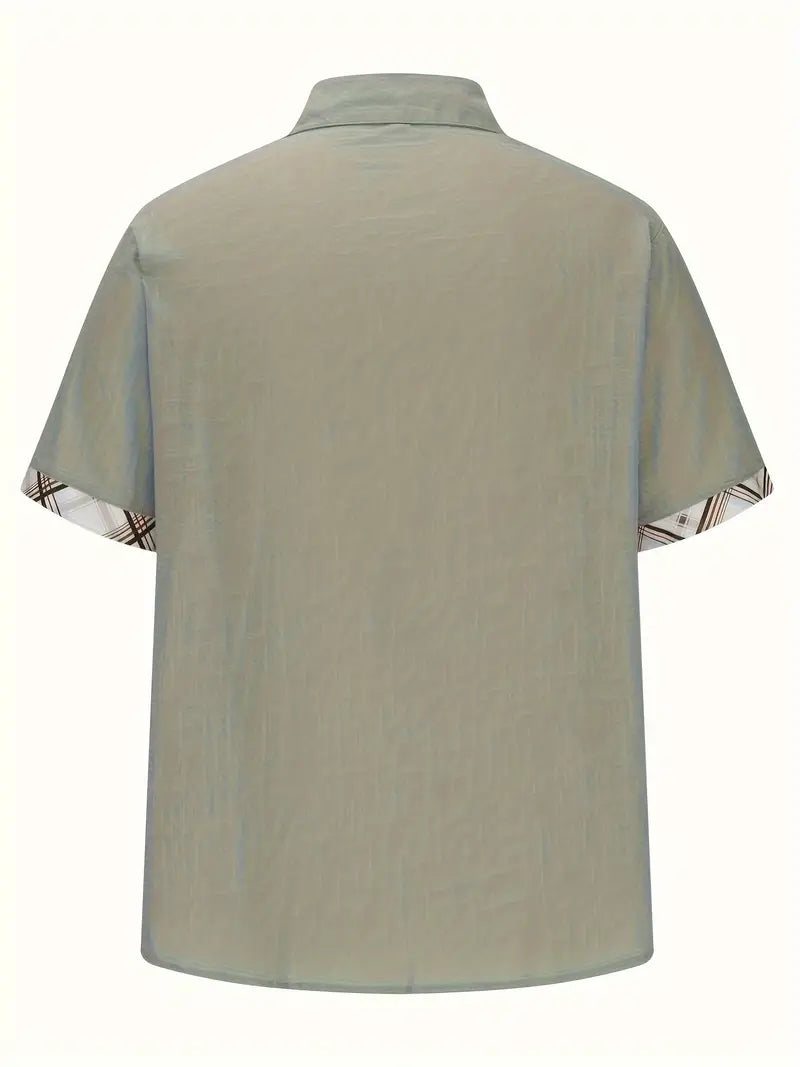 Lyra® | Stylish Shirt With Checkered Graphic Print For Men