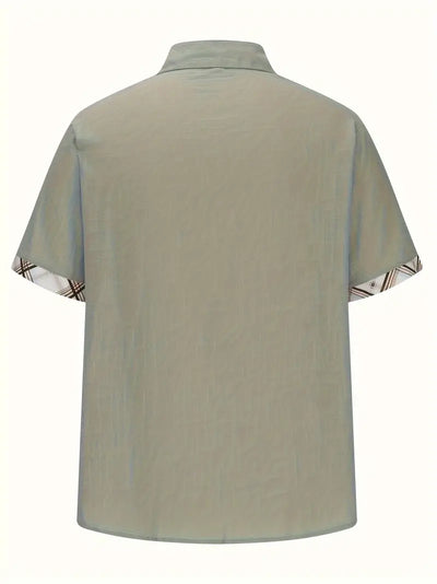 Lyra® | Stylish Shirt With Checkered Graphic Print For Men