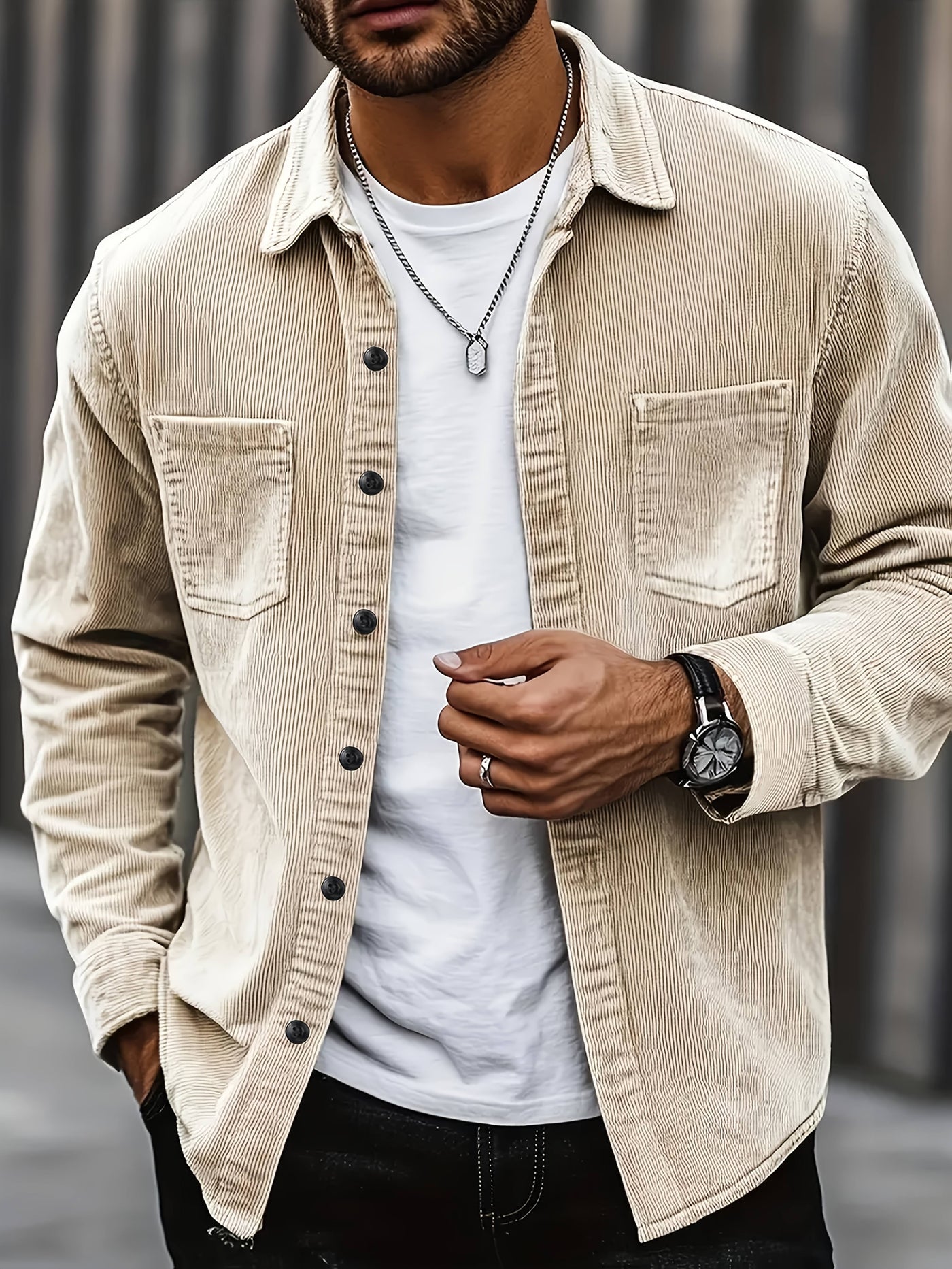 Moses | Casual Corduroy Cardigan