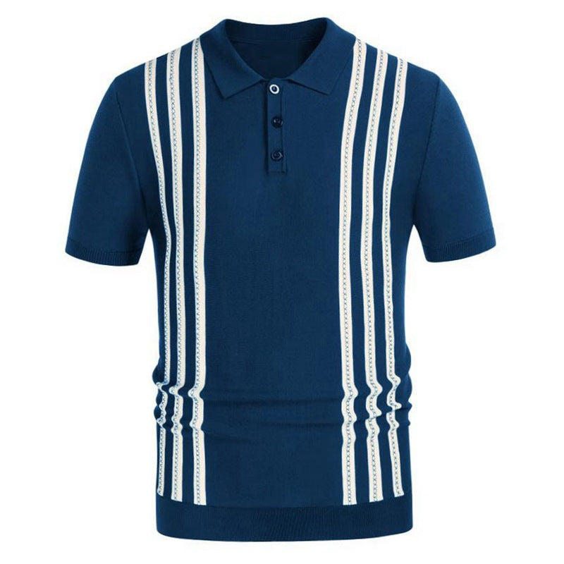 Helier® | Striped Casual Polo