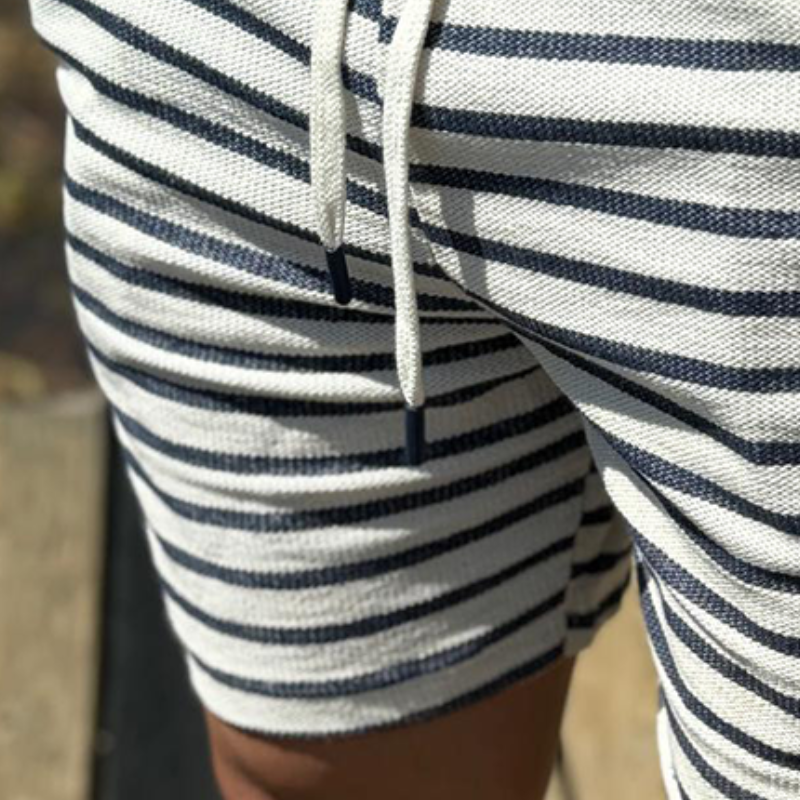 Chris | Men'S Casual Sailing Stripe Drawstring Shorts