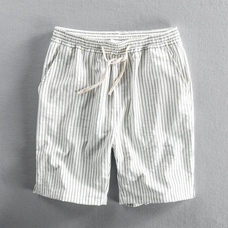 Jesualdo® | Linen Pinstripe Shorts