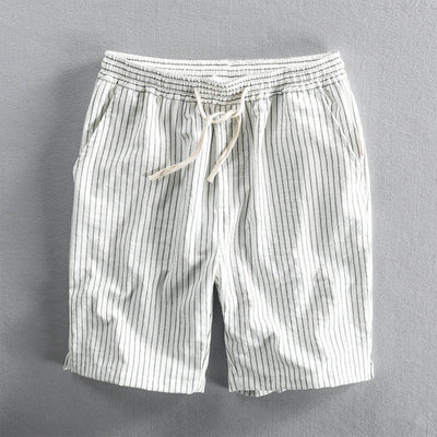 Jesualdo® | Linen Pinstripe Shorts