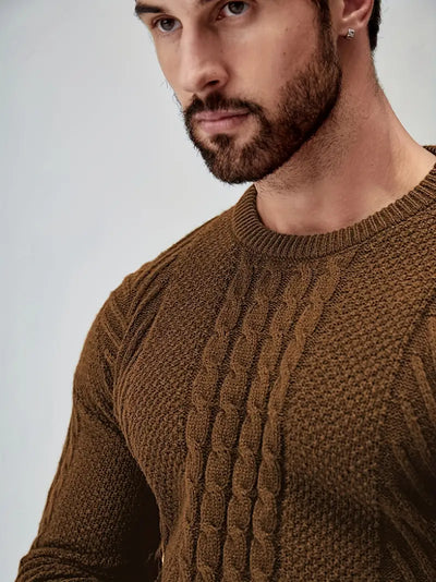Cornelio® | Rib Knit Sweater For Men