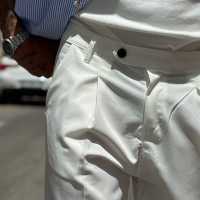 Clyde | Men'S Retro Casual Solid Color Shorts