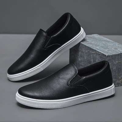 Ceferino® | Leather Slip On Shoes