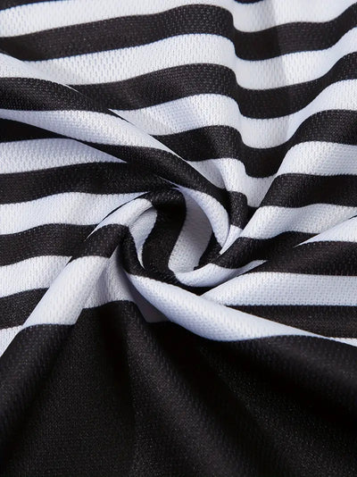 Dale® | Striped Casual Color Block Short Sleeve Shirt