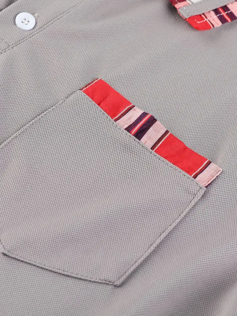 Curtis® | Casual Button-Up With V-Neck For Men