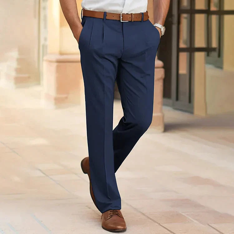 Laurencio® | Casual Business Suit Trousers For Men With Pockets