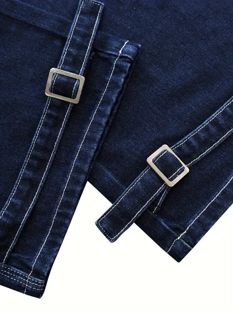 Jovian® | Denim Straight Baggy Pants