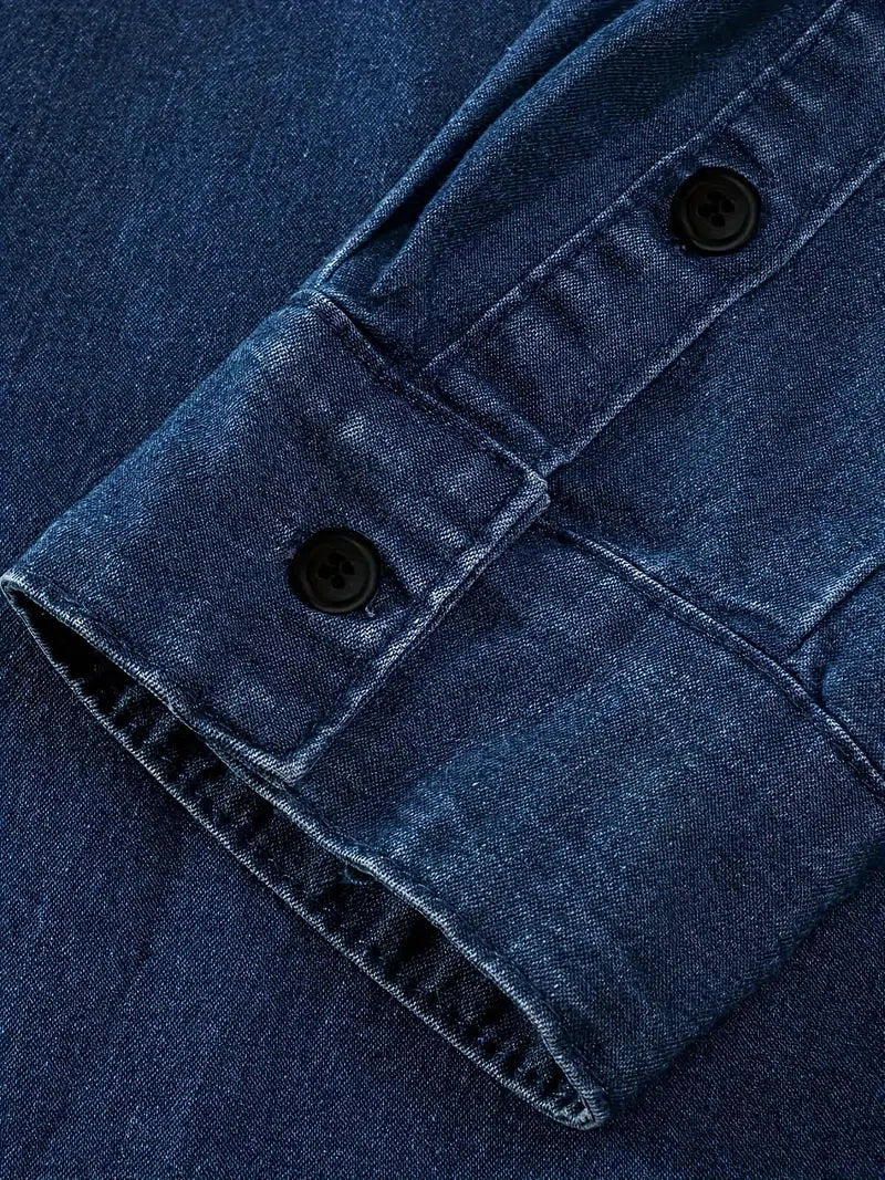 Lou® | Denim Long Sleeve Shirt For Men