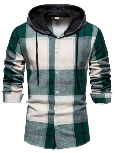 Larkin® | Stylish Lightweight Hooded Shirt For Men