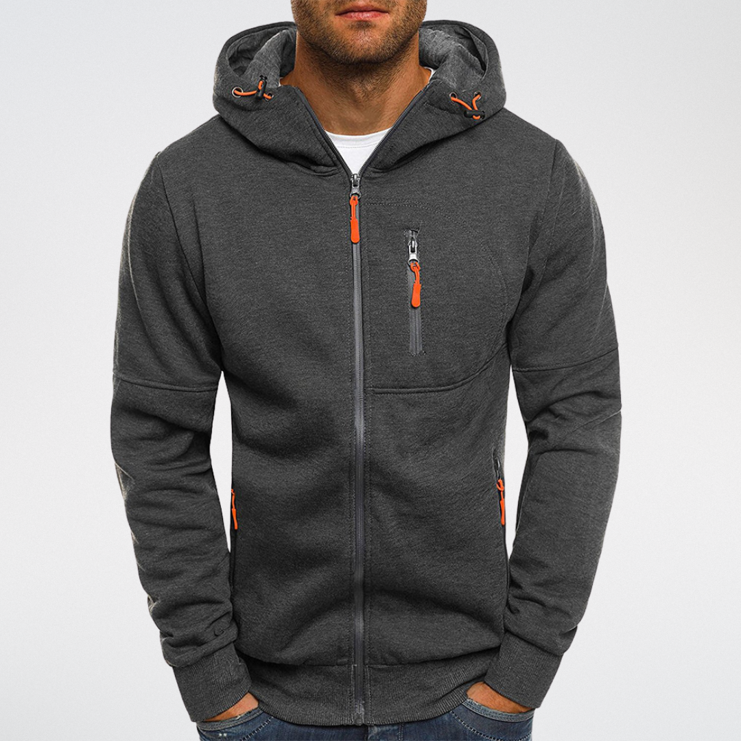 Gerrit | Urban Utility Zip-Up Hoodie for Men