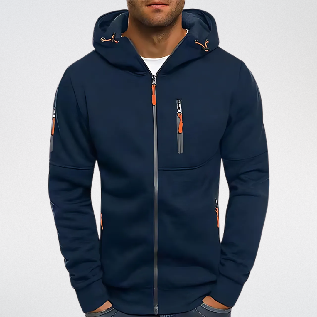 Gerrit | Urban Utility Zip-Up Hoodie for Men