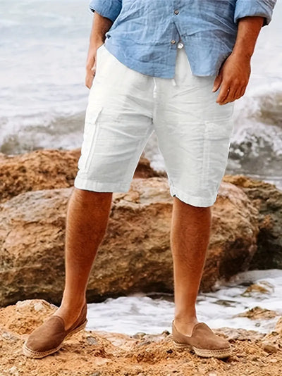 Halston® | Comfortable Cotton Cargo Shorts For Spring/Summer