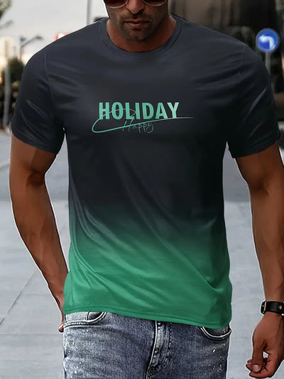 Edgar® | Comfortable T-Shirt With Gradient Graphics For Men