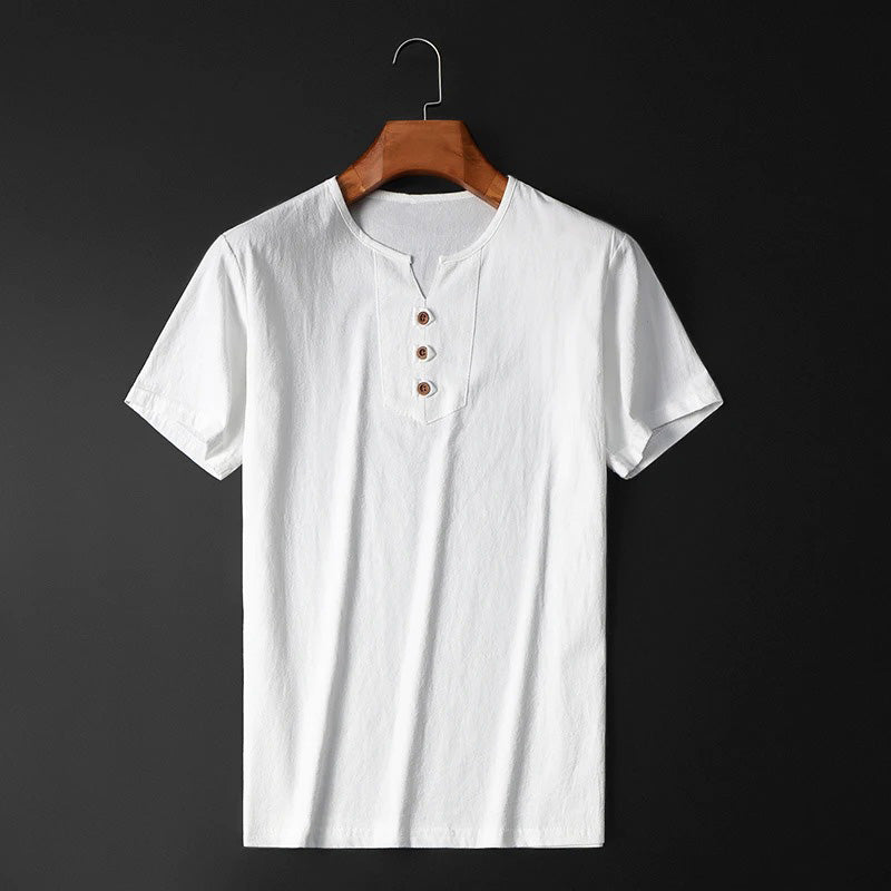 Konan® | Cotton And Linen T-Shirt