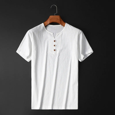 Konan® | Cotton And Linen T-Shirt