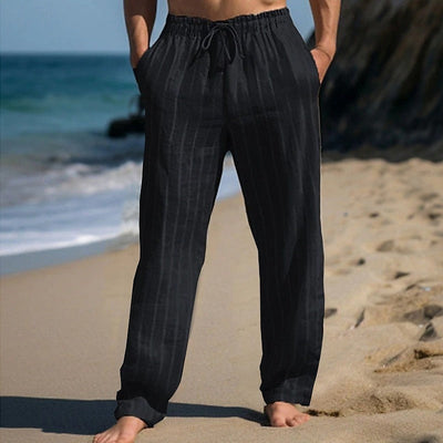 Clive | Breathable pants with elastic waistband