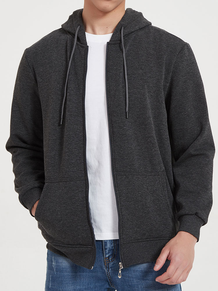Tanner | Basic Zip Through Hoodie