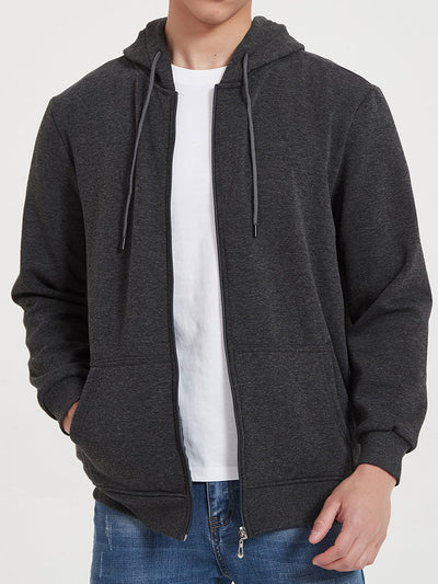 Tanner | Basic Zip Through Hoodie