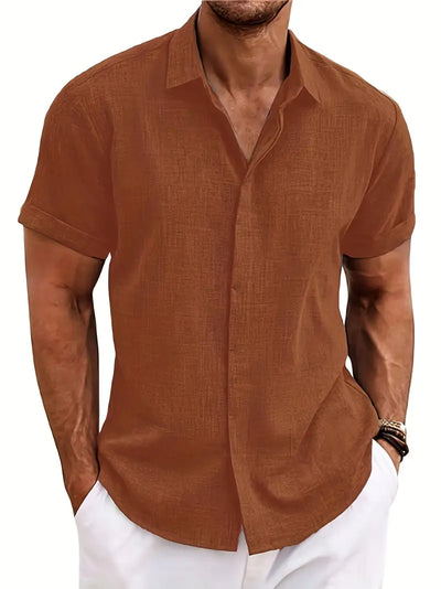 Victorio® | Stylish, Loose, Breathable Short-Sleeved Shirt For Men