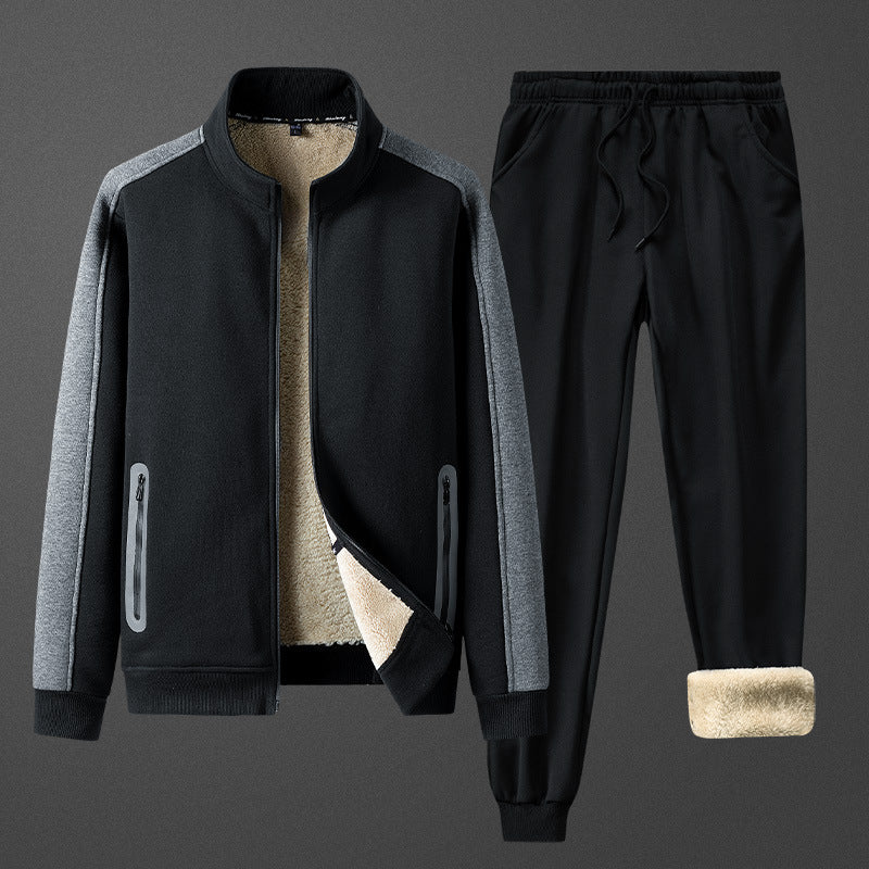 Drystan® | Men'S Fleece Jacket & Pants Lounge Set
