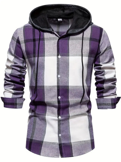 Longino® | Stylish Lightweight Hooded Shirt For Men