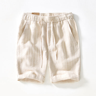 Jerónimo® | Linen Pinstripe Shorts