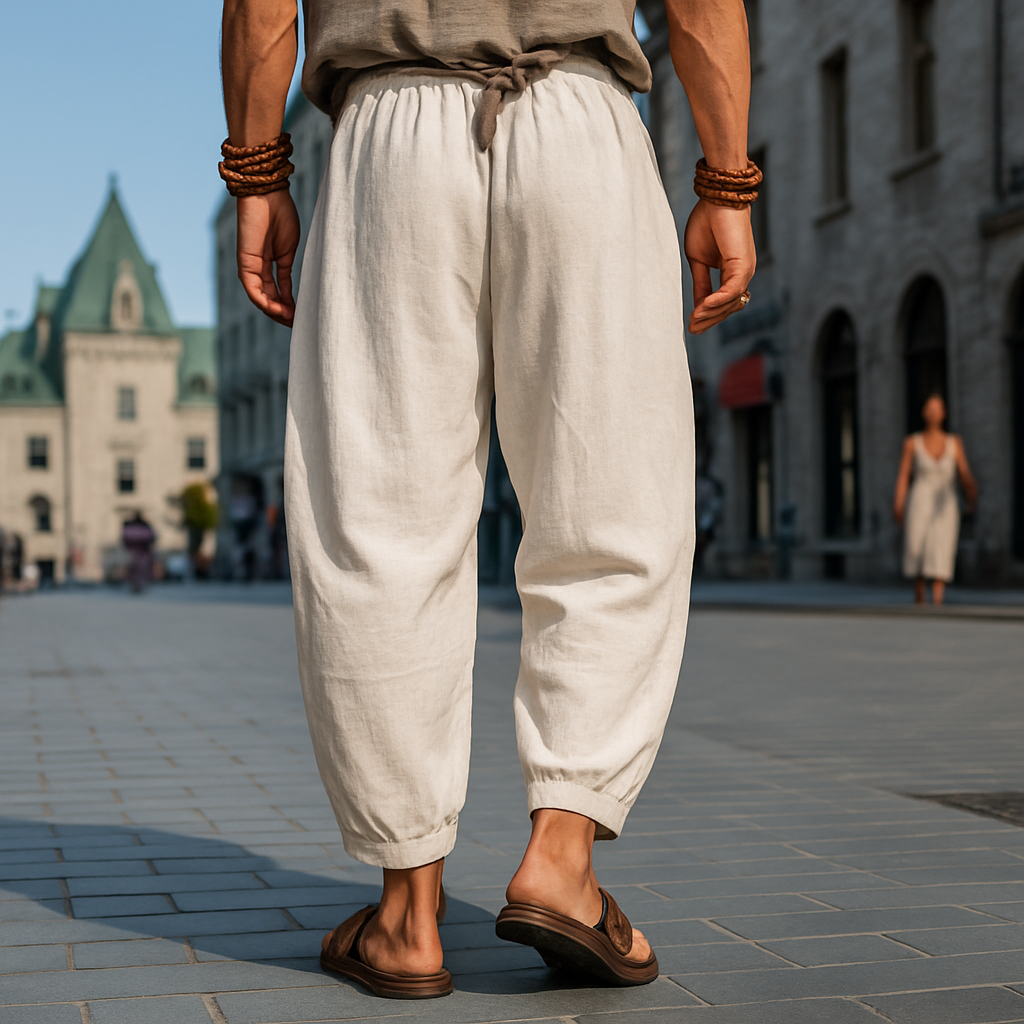 Bradley | Men'S Bohemian Print Loose Pants