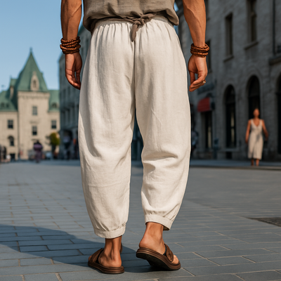 Bradley | Men'S Bohemian Print Loose Pants