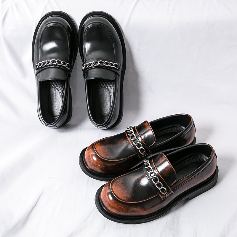 Iván® | Belvedere Chain Leather Loafers