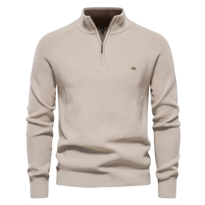 Etienne® | Quilted Rib Knit Sweater For Men