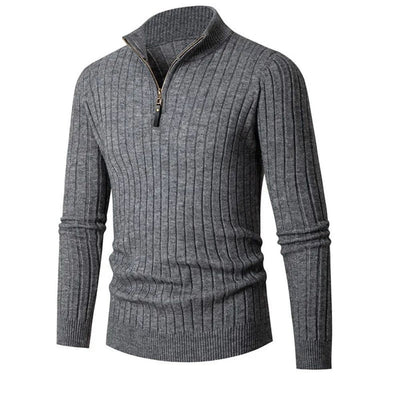 Kain® | Striped Half Zip Vest For Men