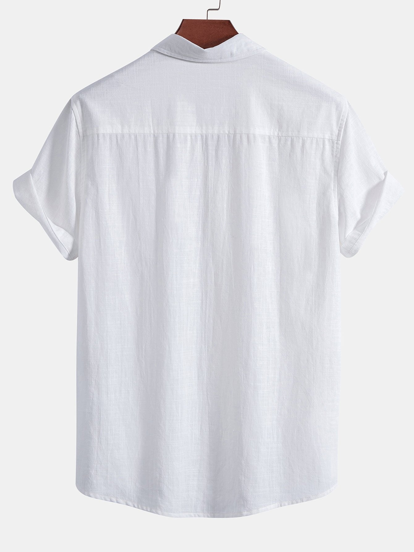 Adamaris® | Hawaii Palm Tree Print Linen Look Cotton Button Up Shirt & Swim Shorts